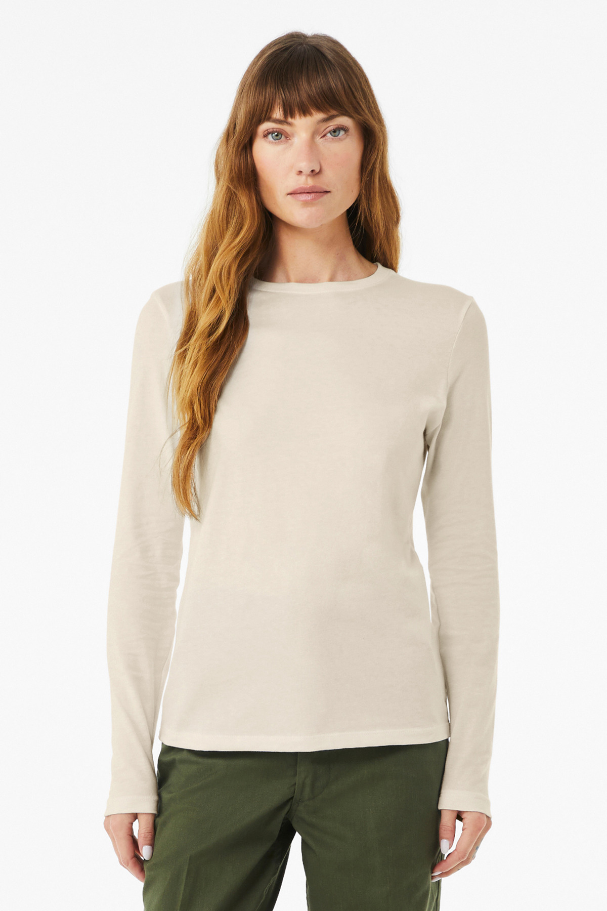 BELLA+CANVAS Women's Jersey Long Sleeve Tee BC6500 14
