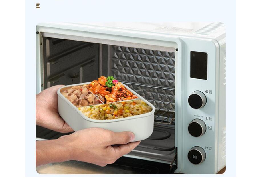 3-Section Silicone Bento Lunch Box 6