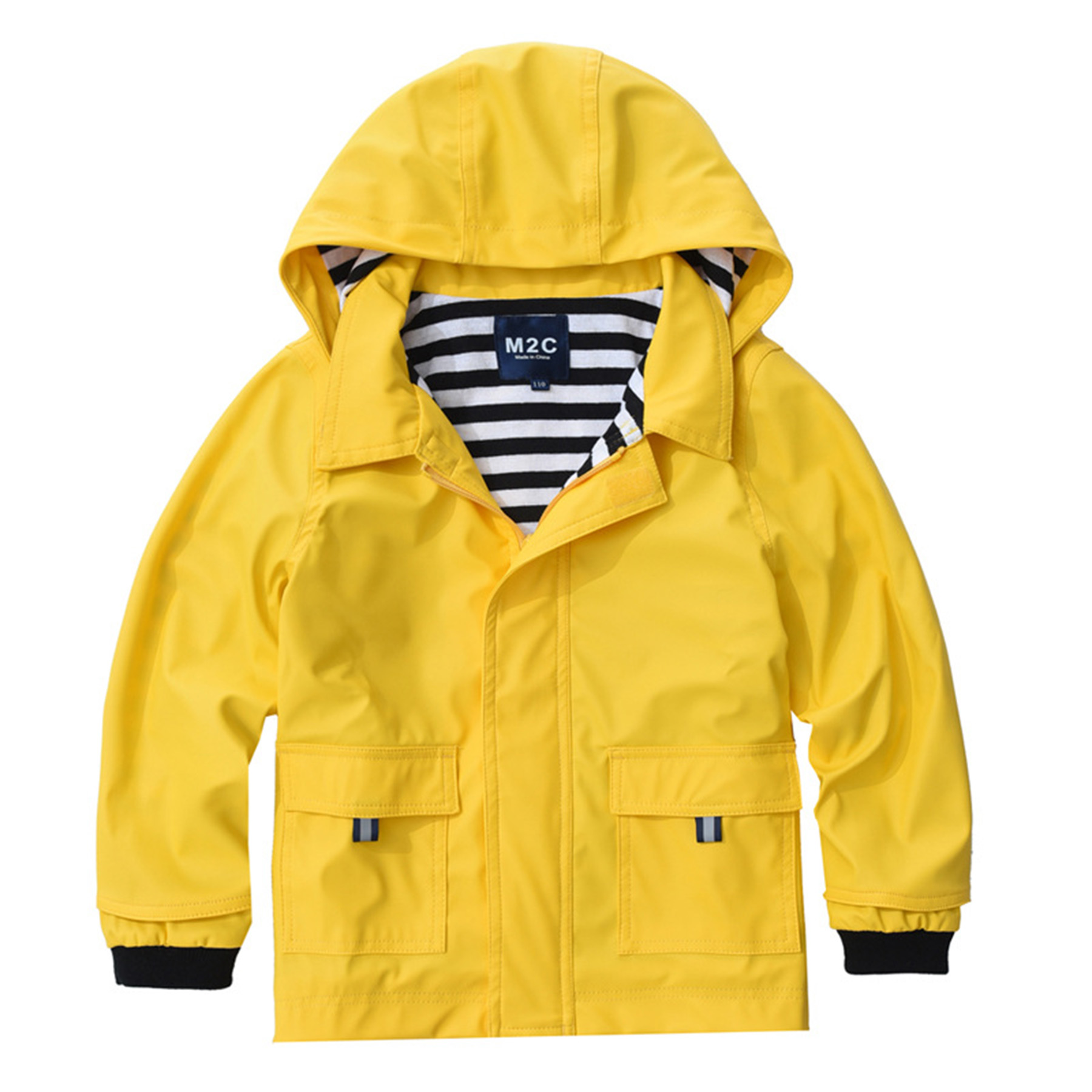 Boys And Girls Outdoor Camping PU Hooded Jacket 5