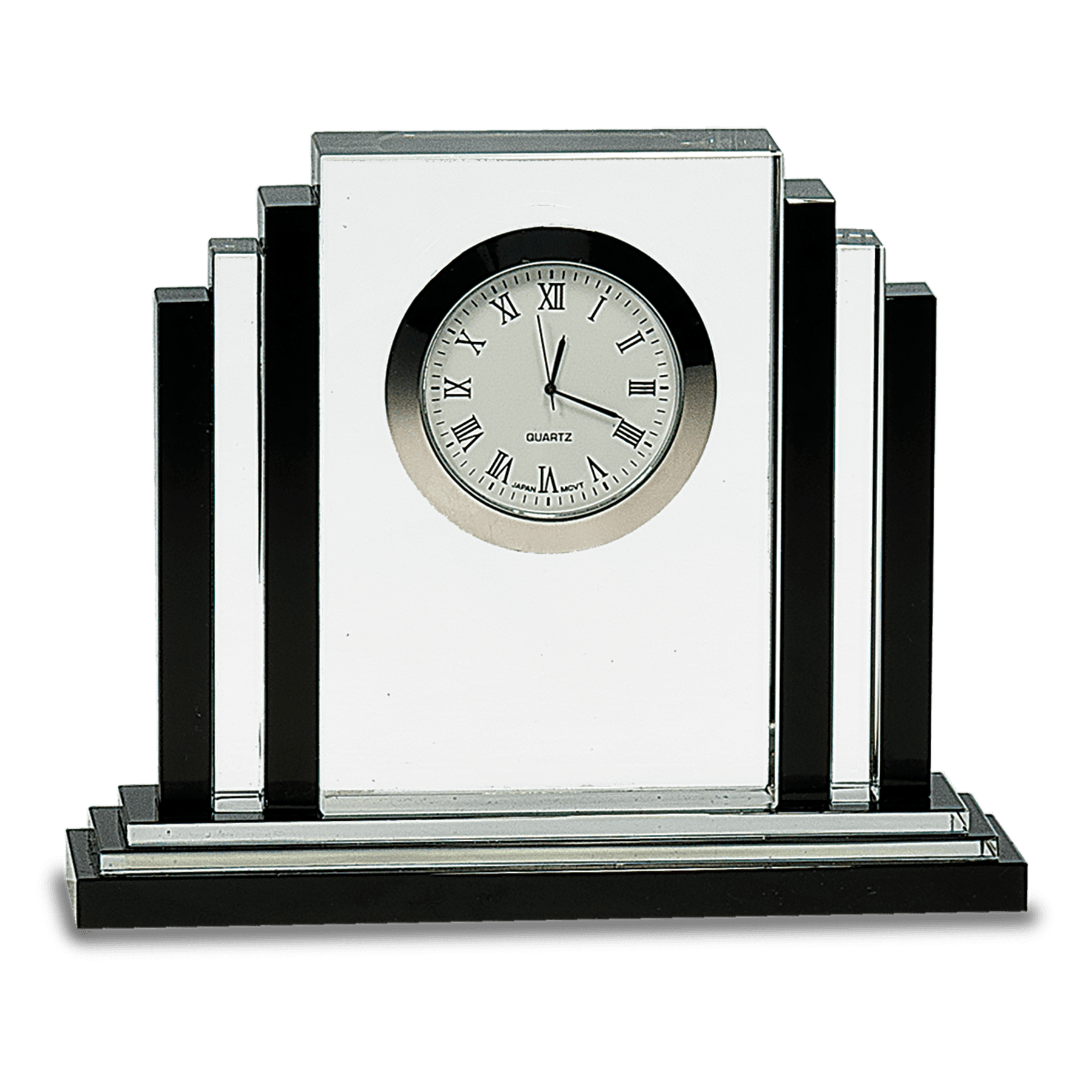 Black Crystal Roman Numero Clock 2
