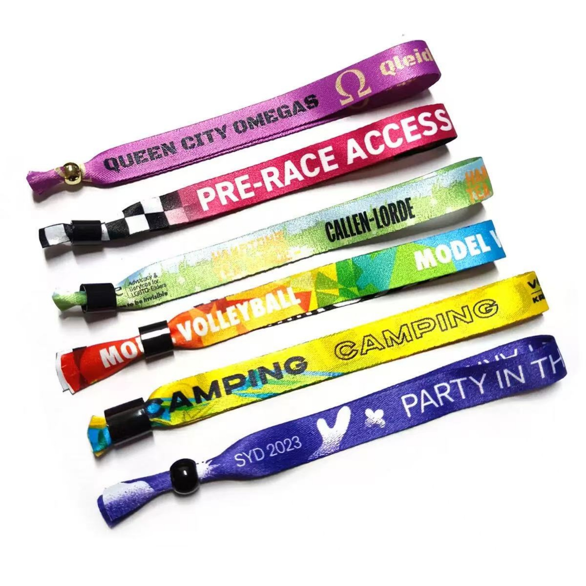 Fabric Bracelets Wrist Bands For Concerts Festival Admission 2