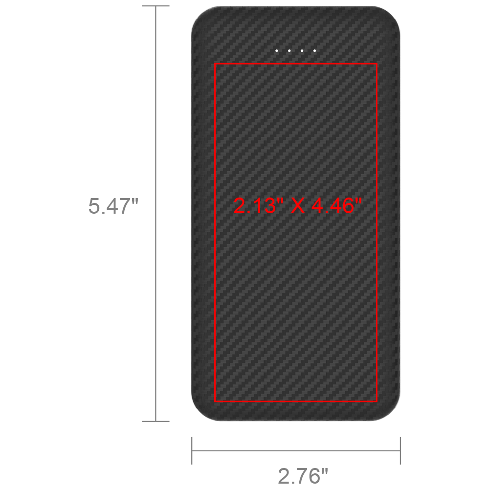 The Hegewisch Carbon Fiber 10000mAh Power Bank 13