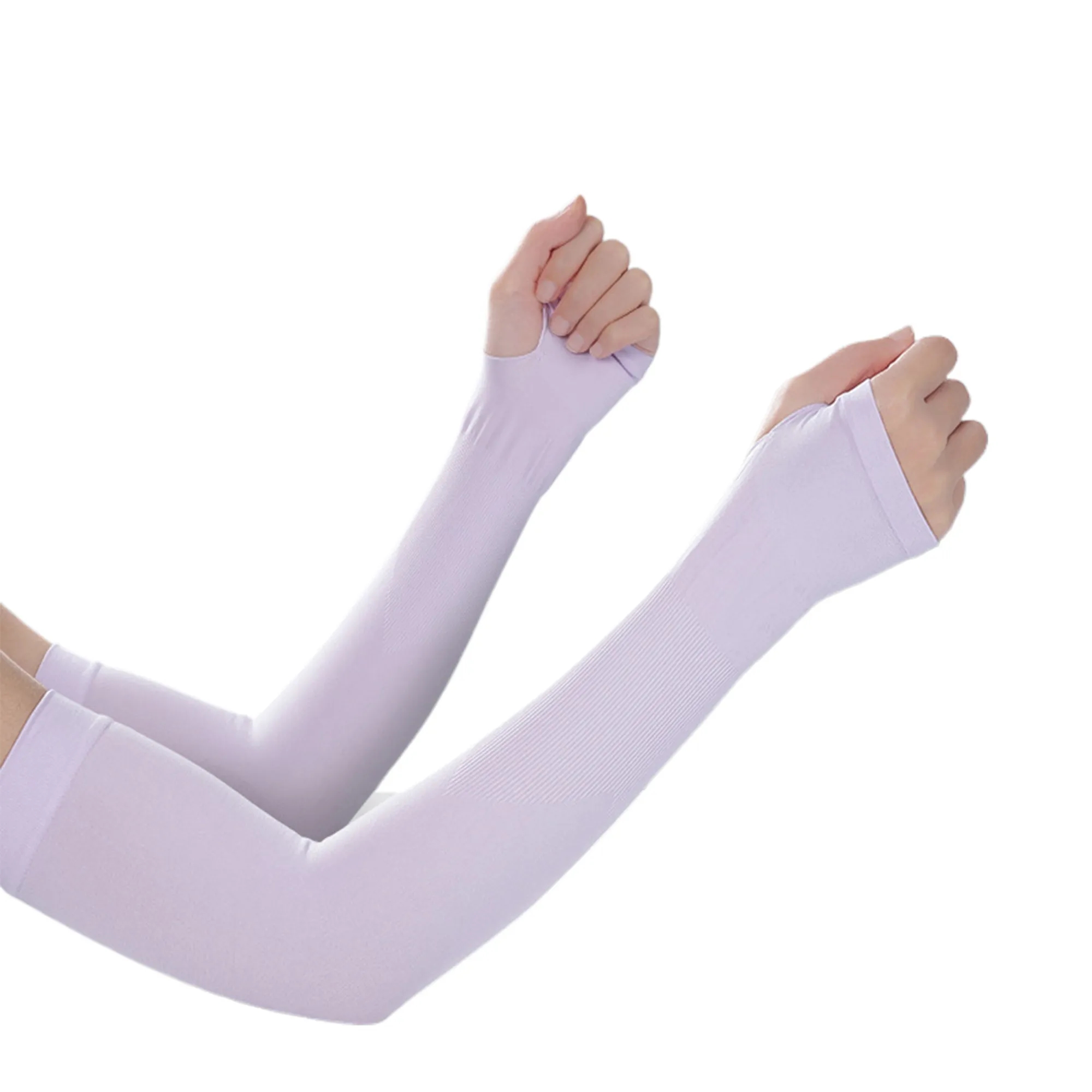 MOQ25 22g Sun Protection Ice Silk Arm Sleeves 11
