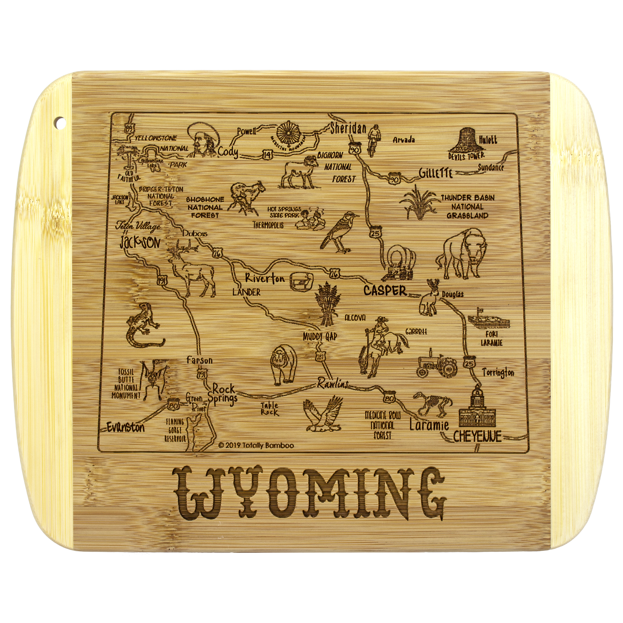 A Slice of Life Wyoming Serving & Cutting Board 7