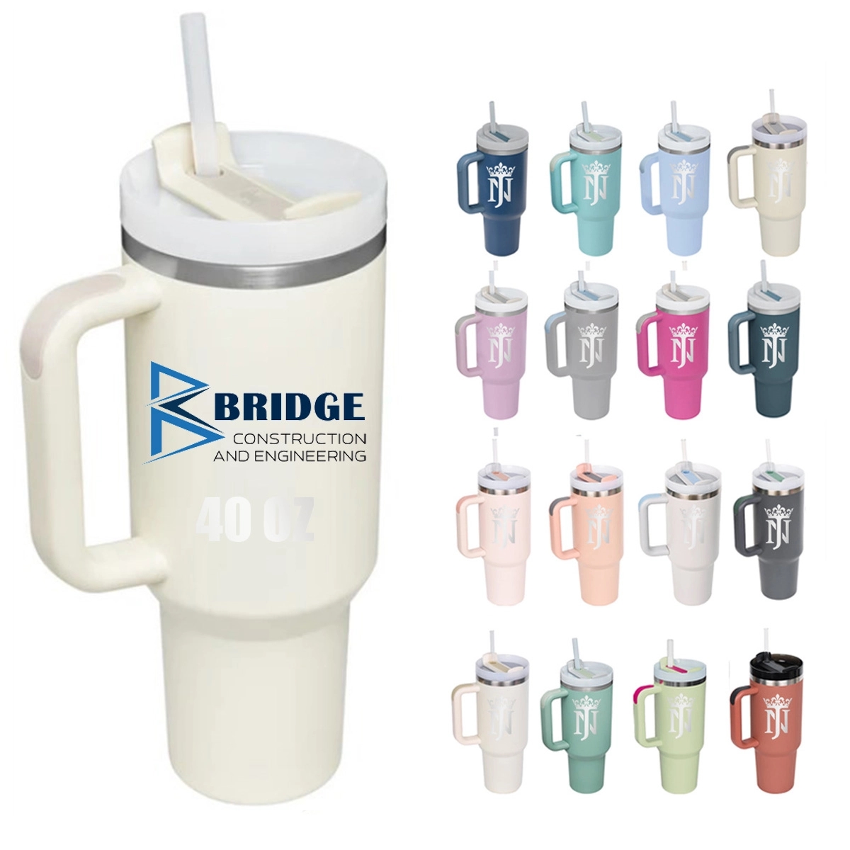 40 OZ Quencher H2.0 Iceflow Stainless Stee Tumbler 2