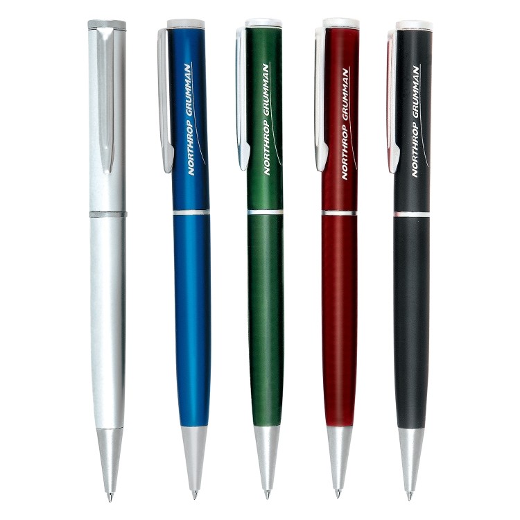 Aluminus Metal Twist Action Ballpoint Pen