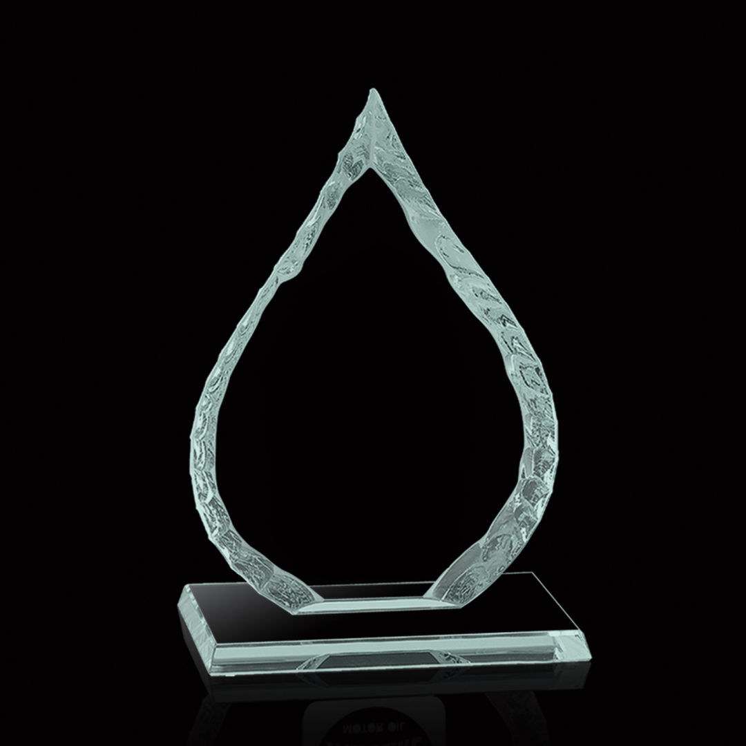 Iceberg Oil Drop Award on Base - Jade 3
