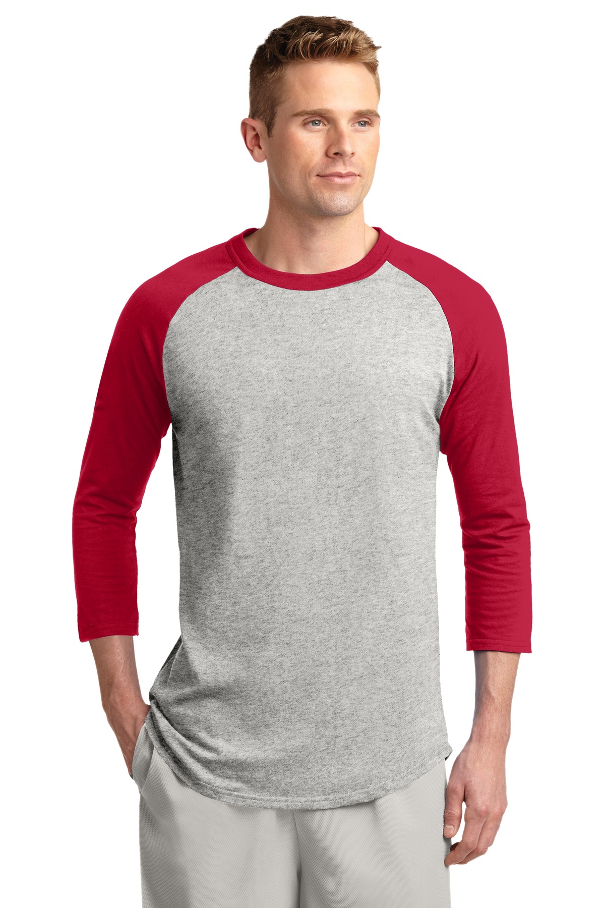 Sport-Tek Colorblock Raglan Jersey. T200 45