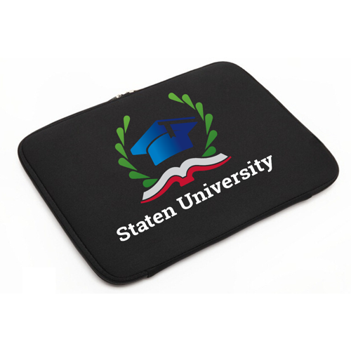 Laptop Sleeve with Full Zip and Elastic Corners - Neoprene 1