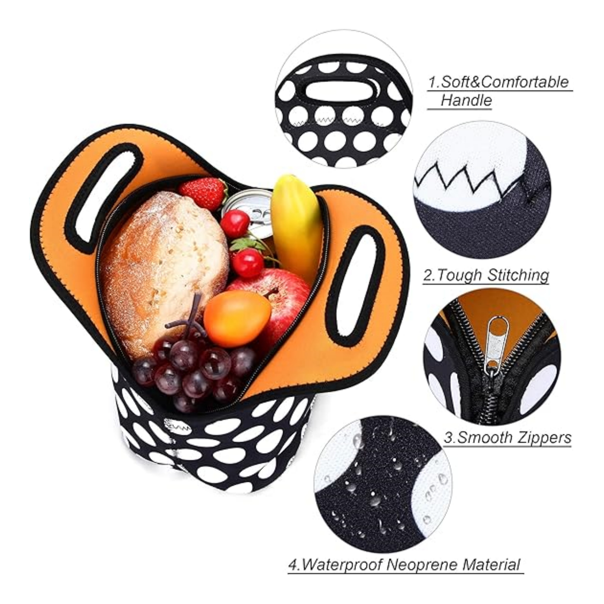 Insulated Neoprene Lunch Bag 6