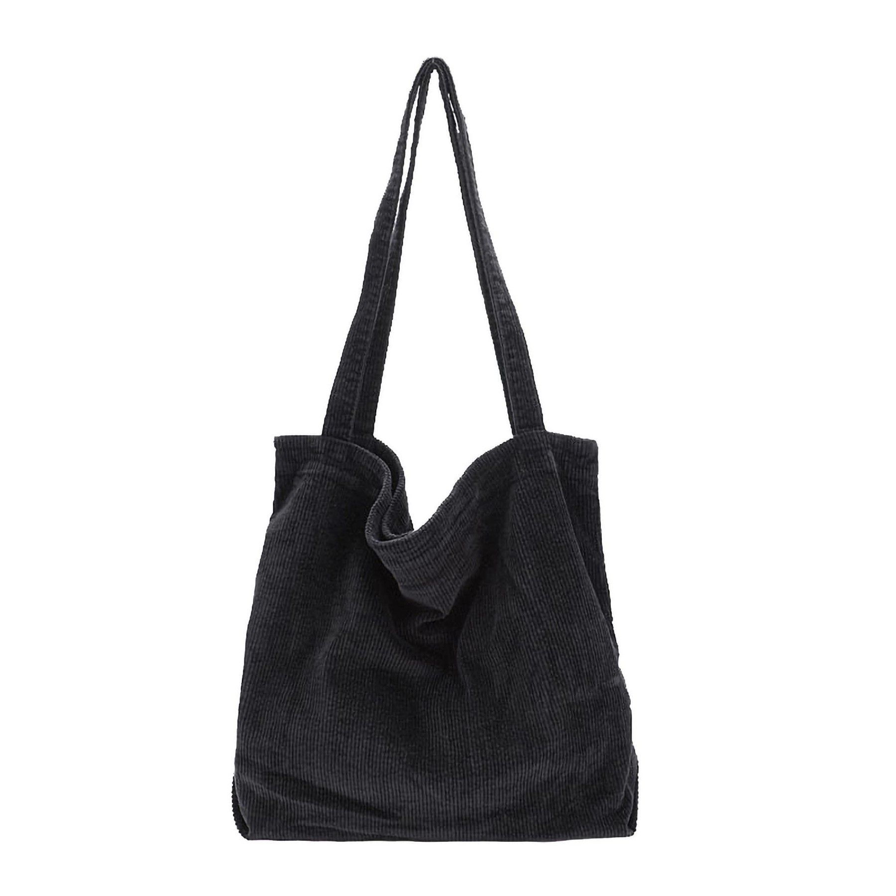 Corduroy Shoulder Tote Bag 2