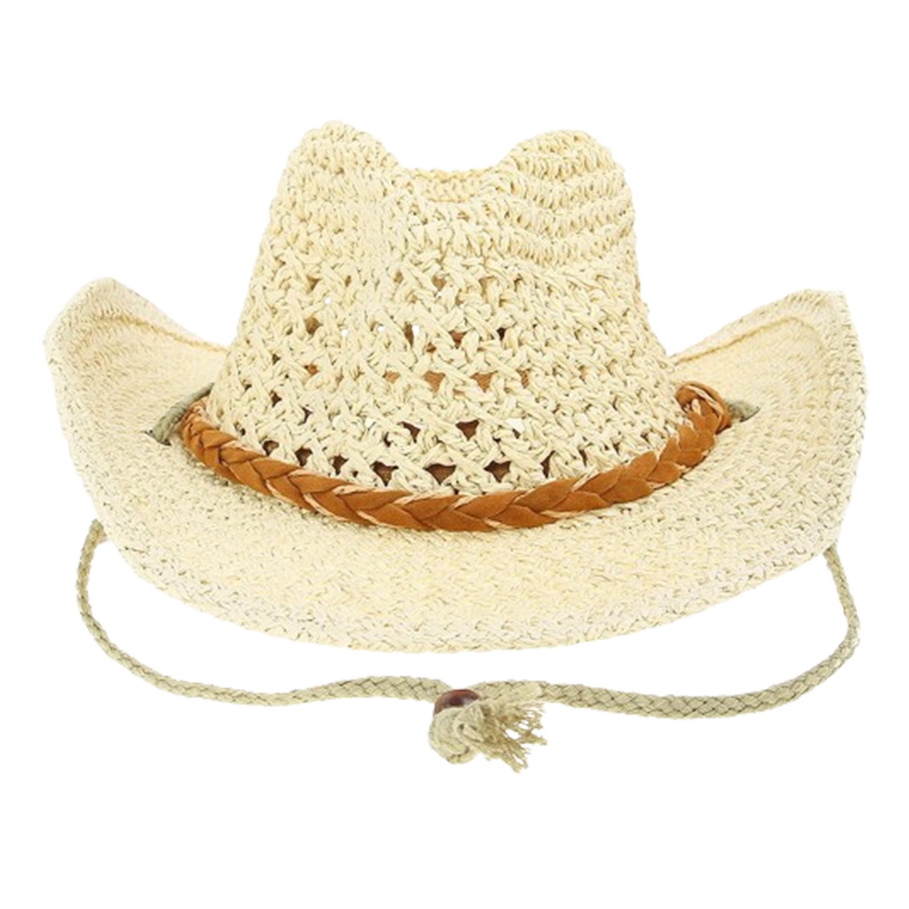 Unisex Travel Western Cowboy Straw Hat 2