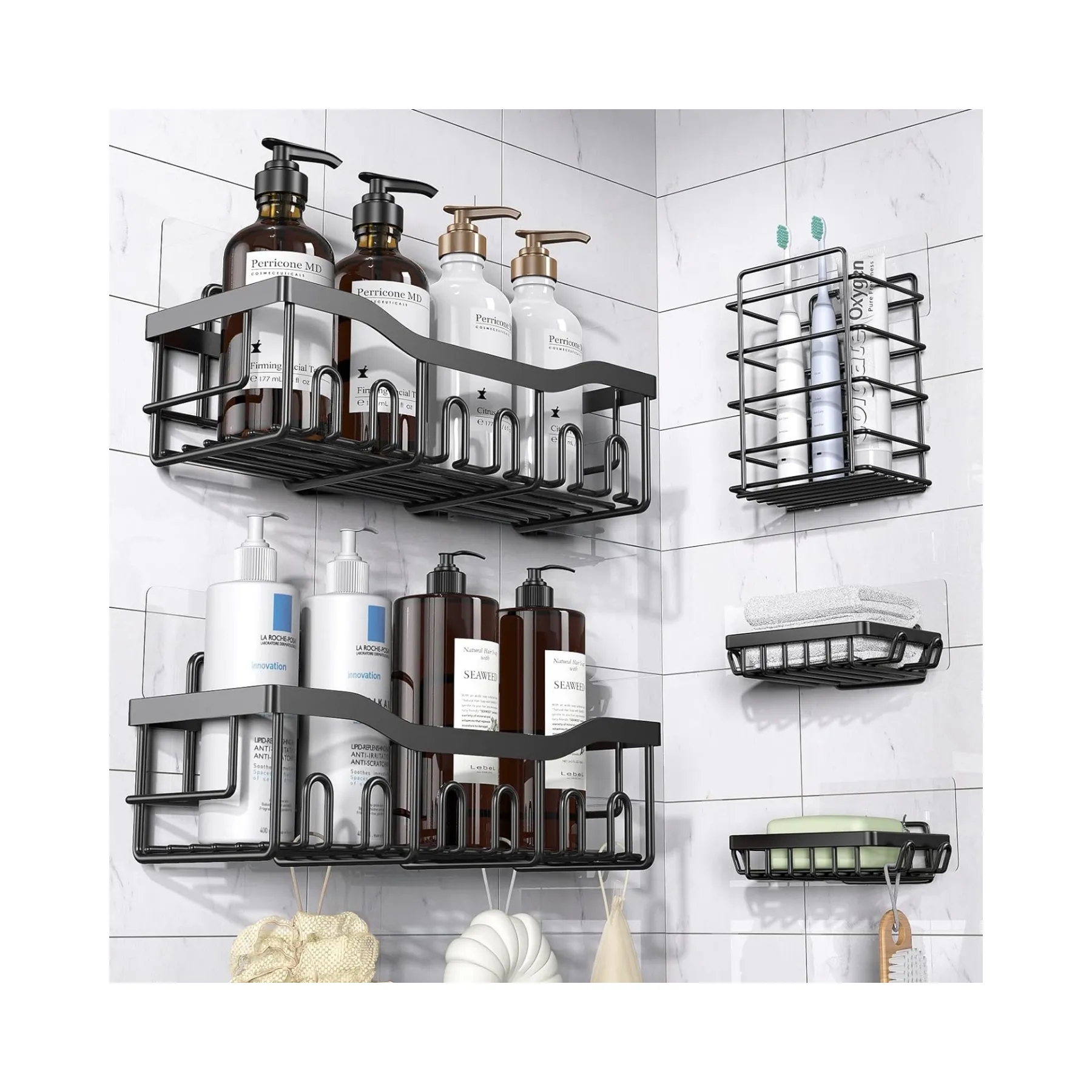 Shower Caddy 5 Pack 2