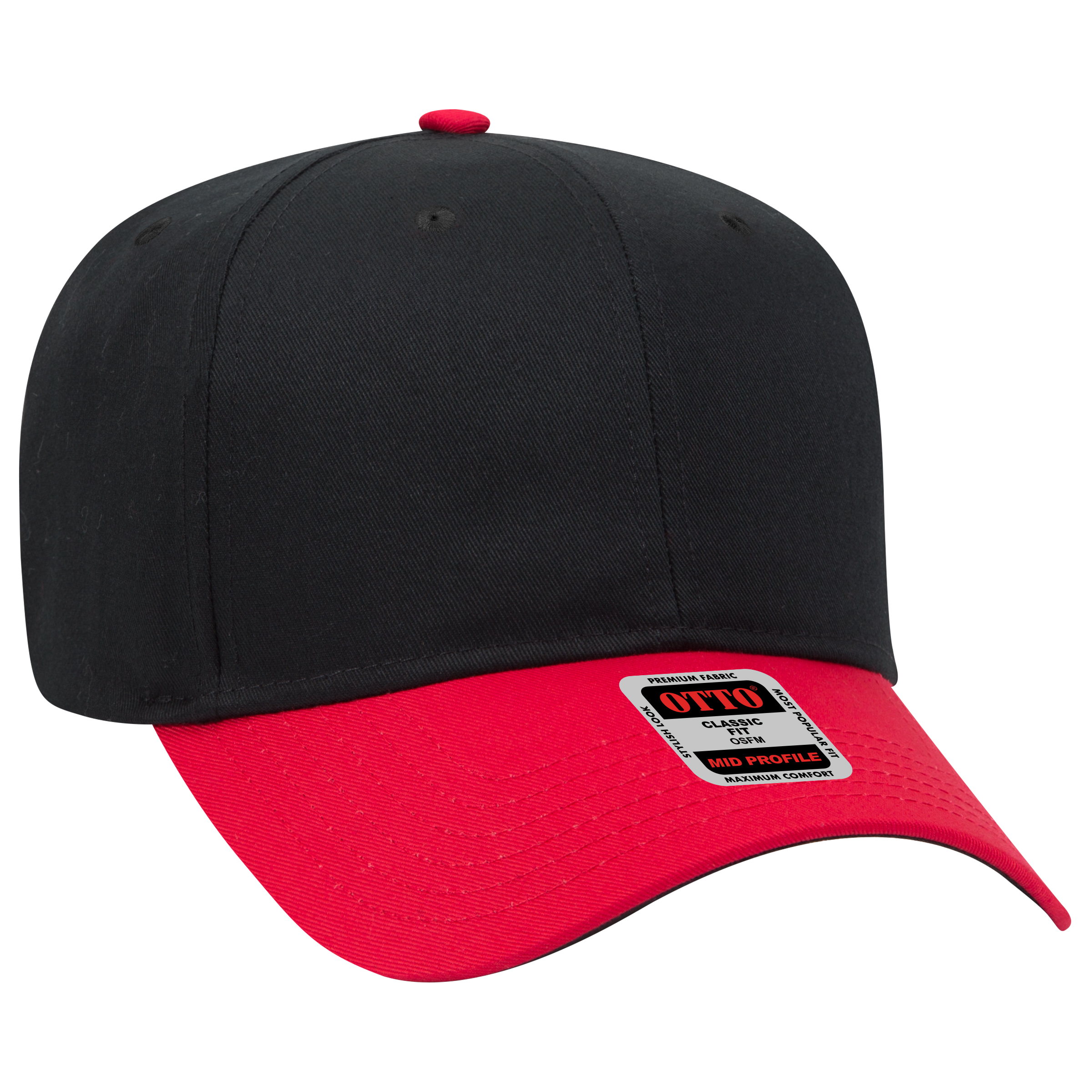 OTTO CAP® 6 Panel Mid Profile Baseball Cap 47