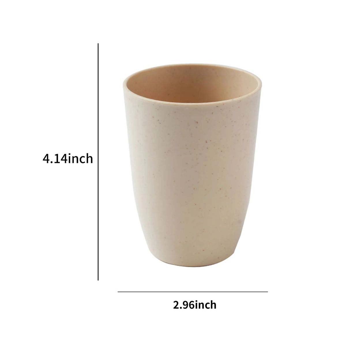 Reusable Wheat Straw Cup Lightweight 12oz 1