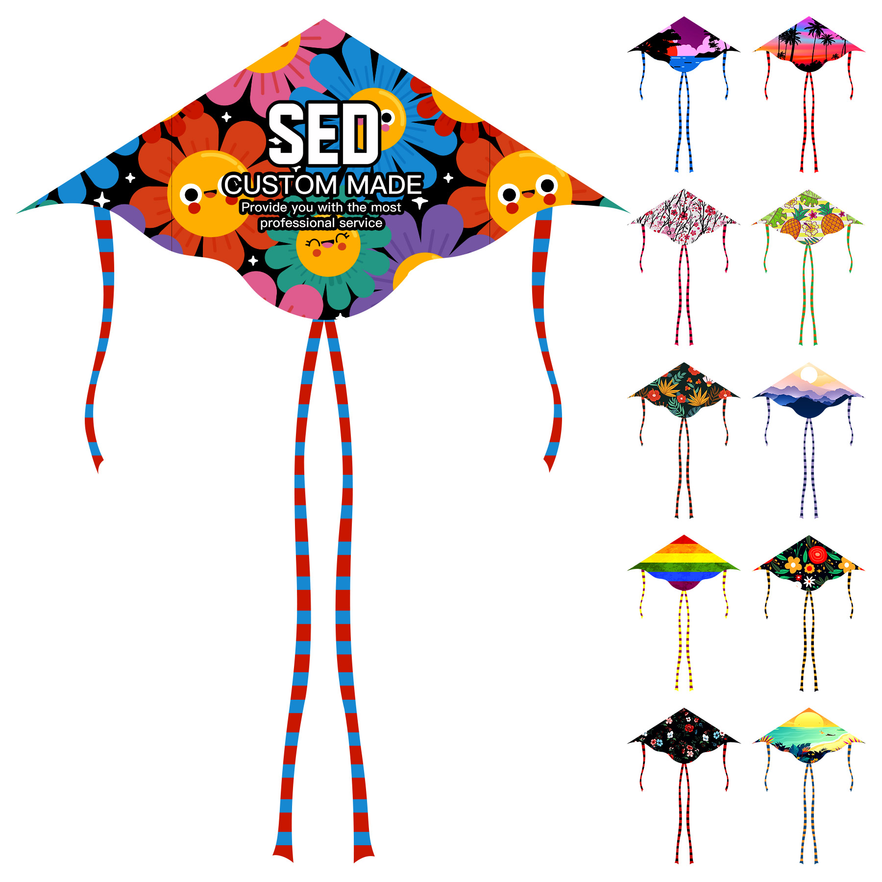 Custom Polyester Full Color Kite 3