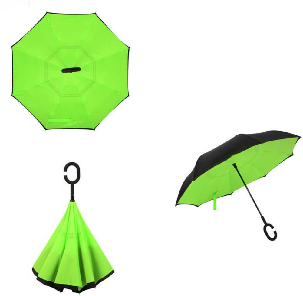 Windproof Double Layer Type C Umbrella 4