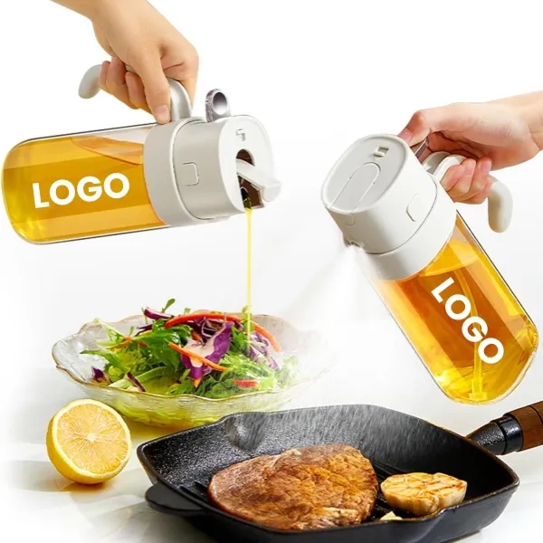 550ml Glass Auto Flip Cap Olive Oil Dispenser Bottle 2