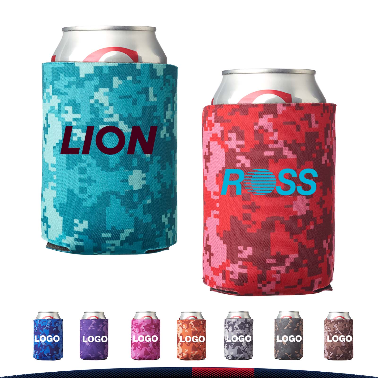 Camouflage Foam Can Coolers 13