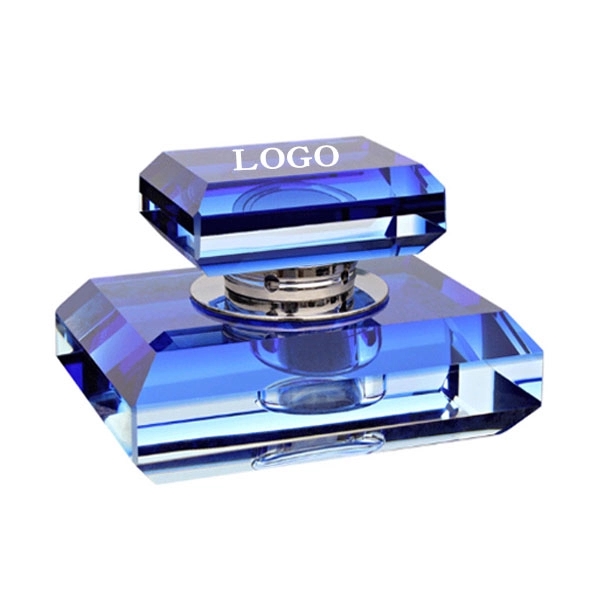 Square Crystal Car Perfume Bottle 4