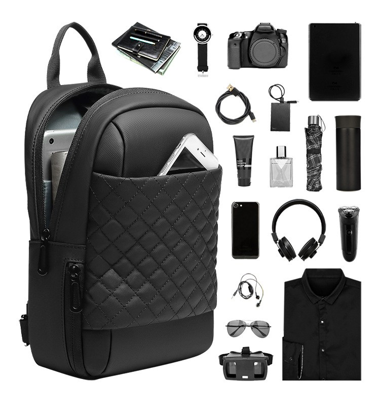 Water Repellent Cross Body Chest Bag For Men 5