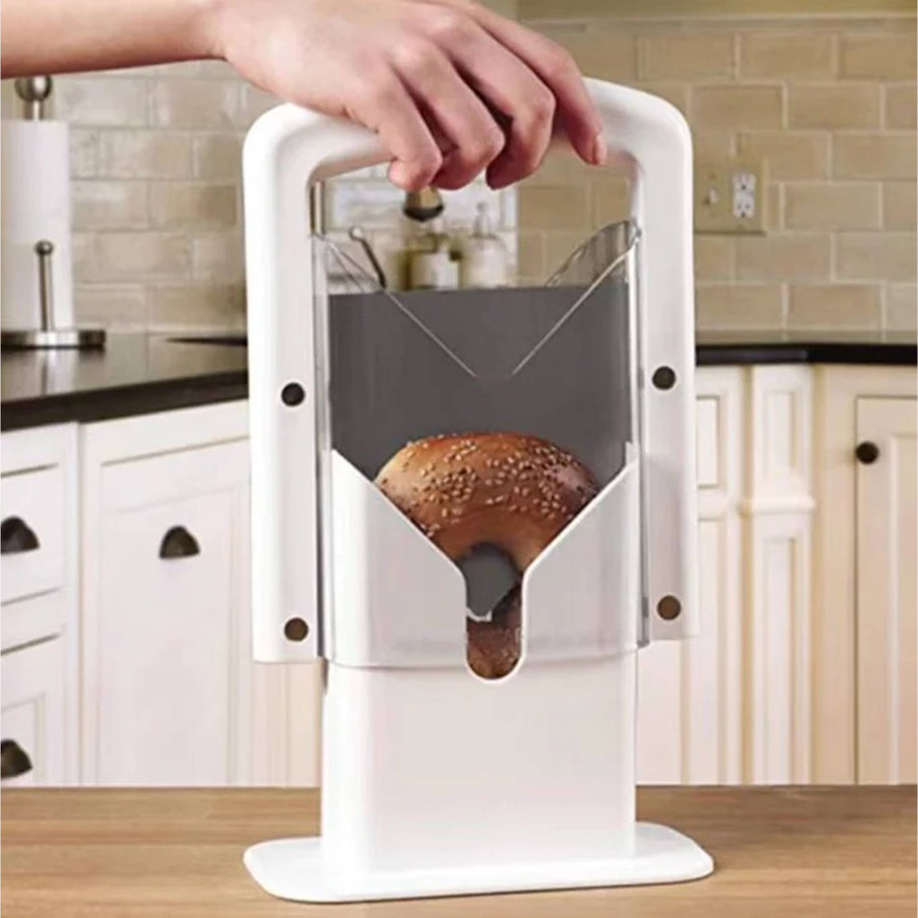 Bagel Bread Slicer Cutting Machine 3