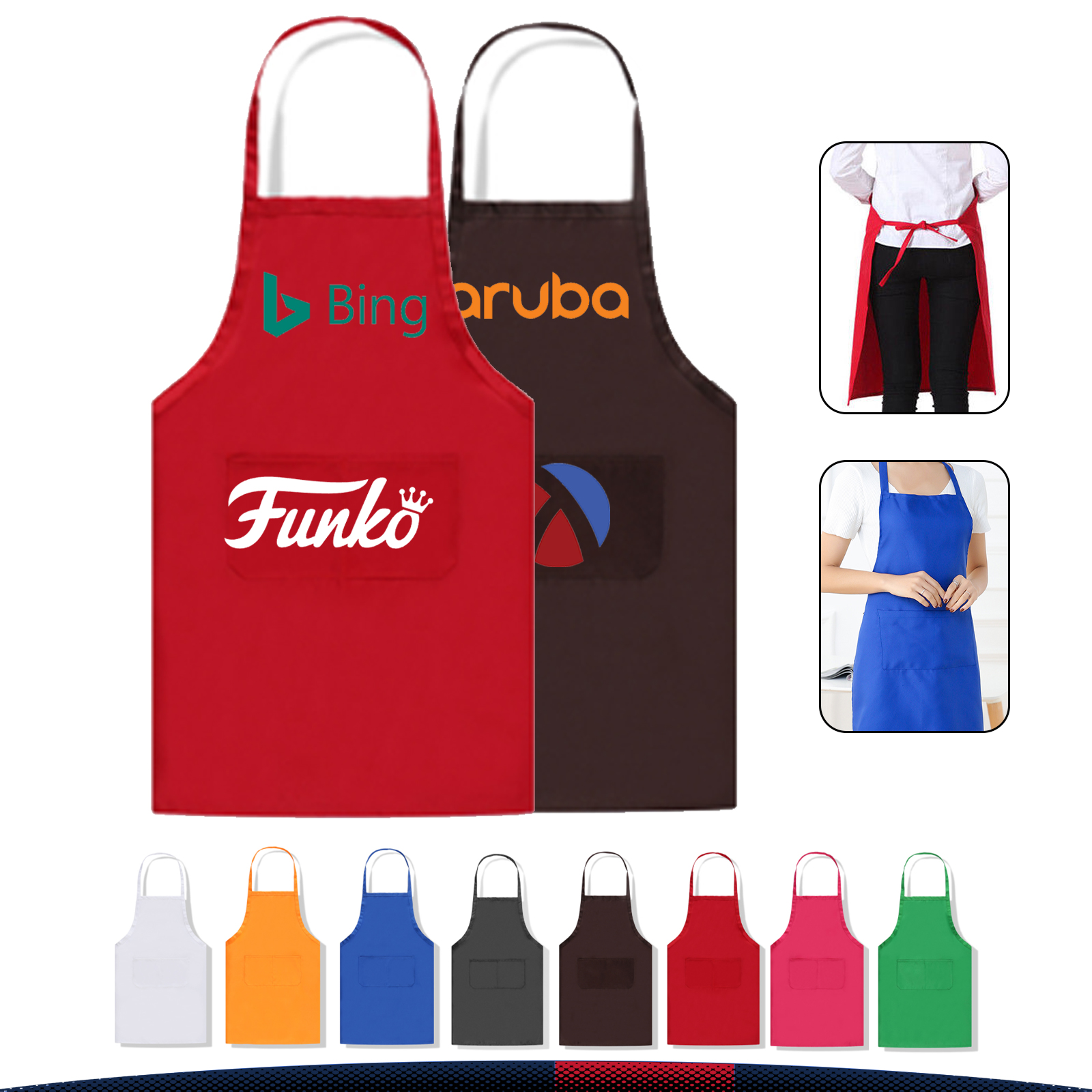Promotional Neck Strap Aprons 11