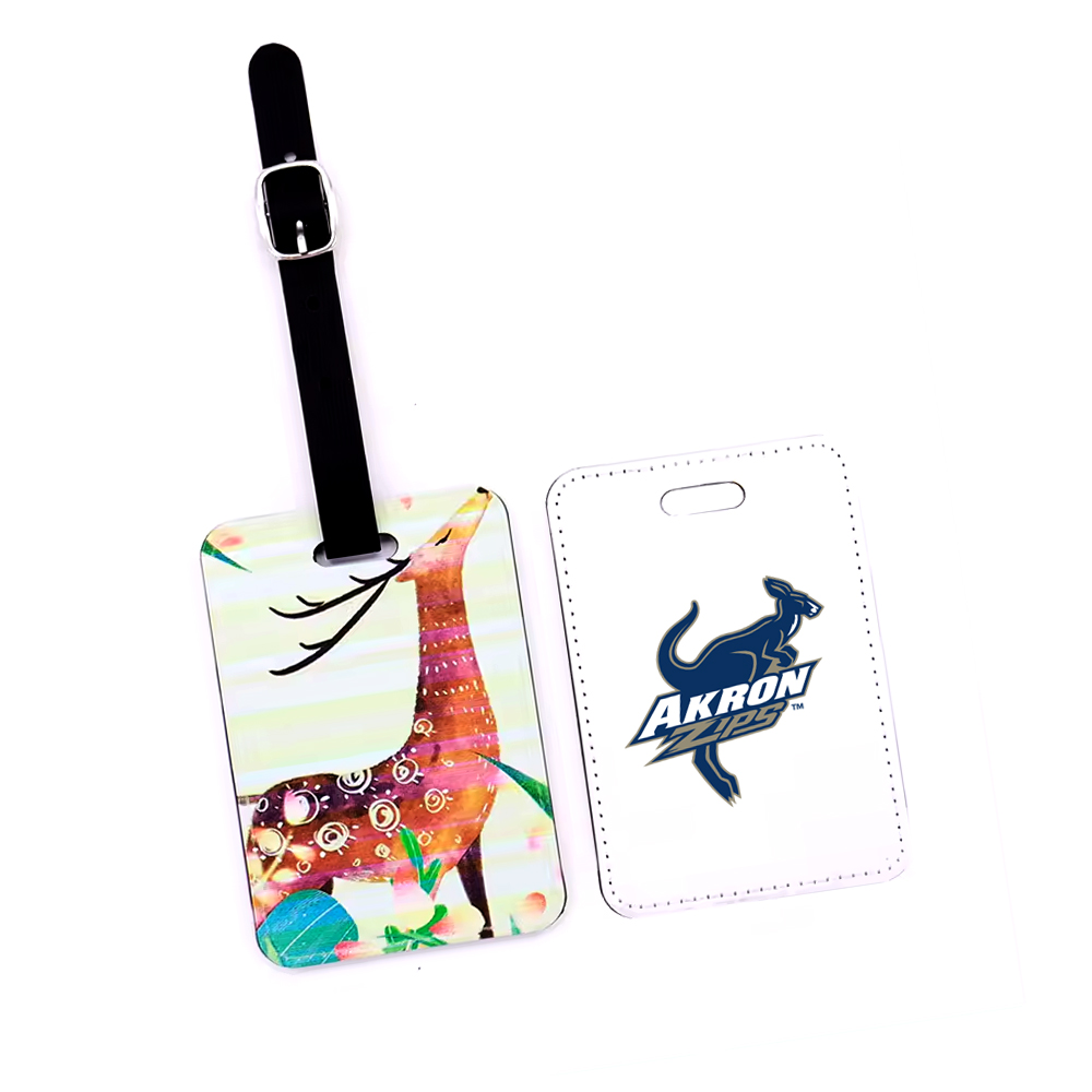 Custom Sublimation Leatherette Luggage Tag 4