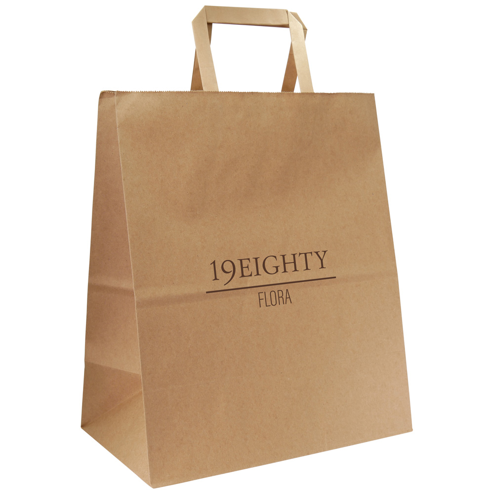 Flat Handle Paper Bag