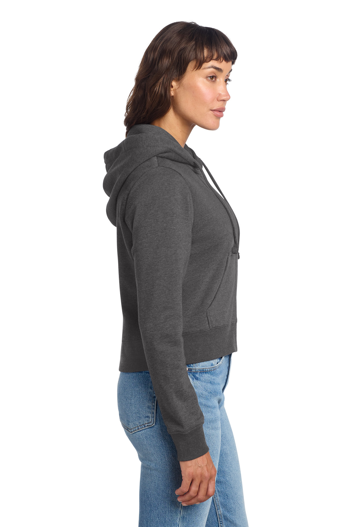 District Women's V.I.T. Fleece Full-Zip Hoodie DT6103 22