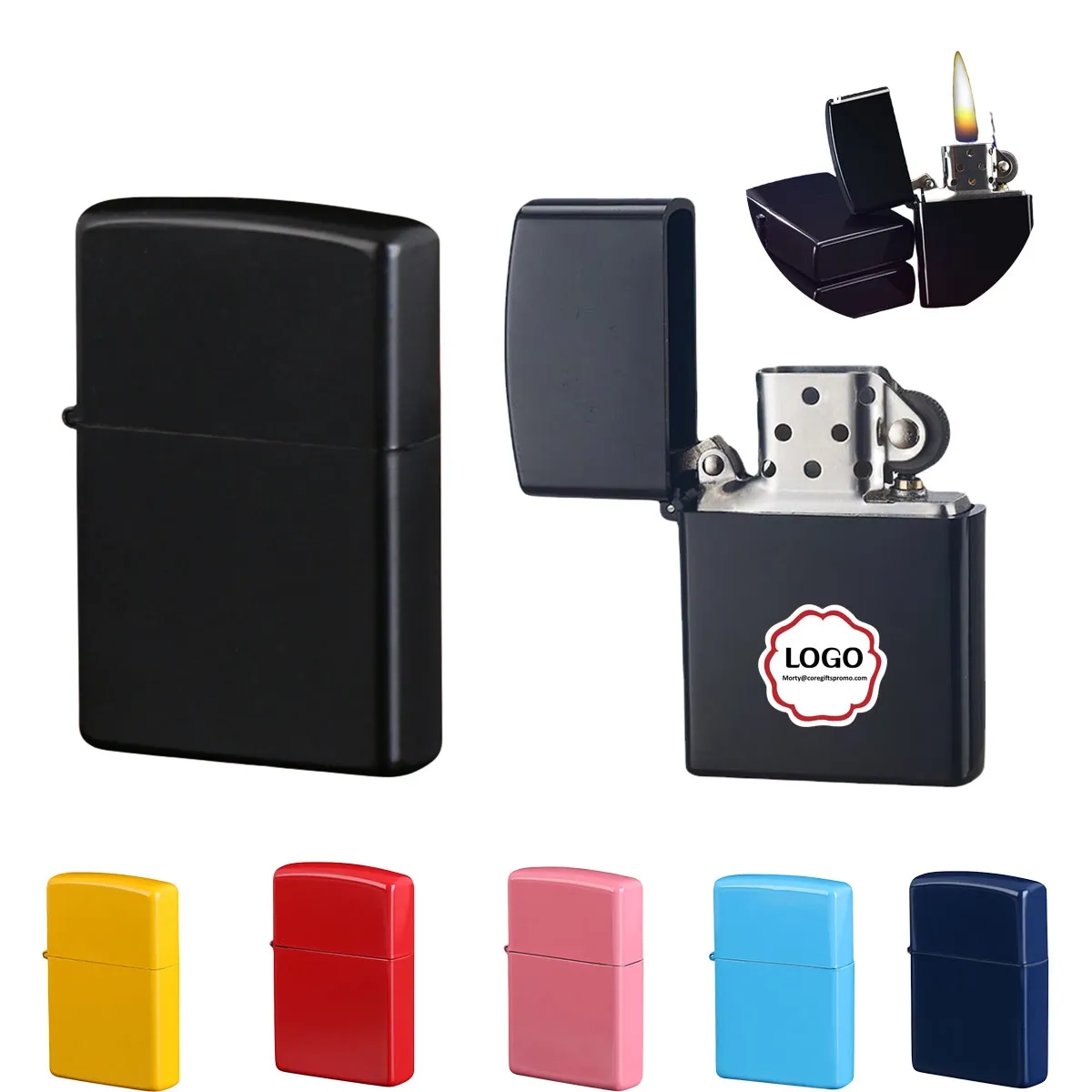 Retro Windproof Metal Lighter 2