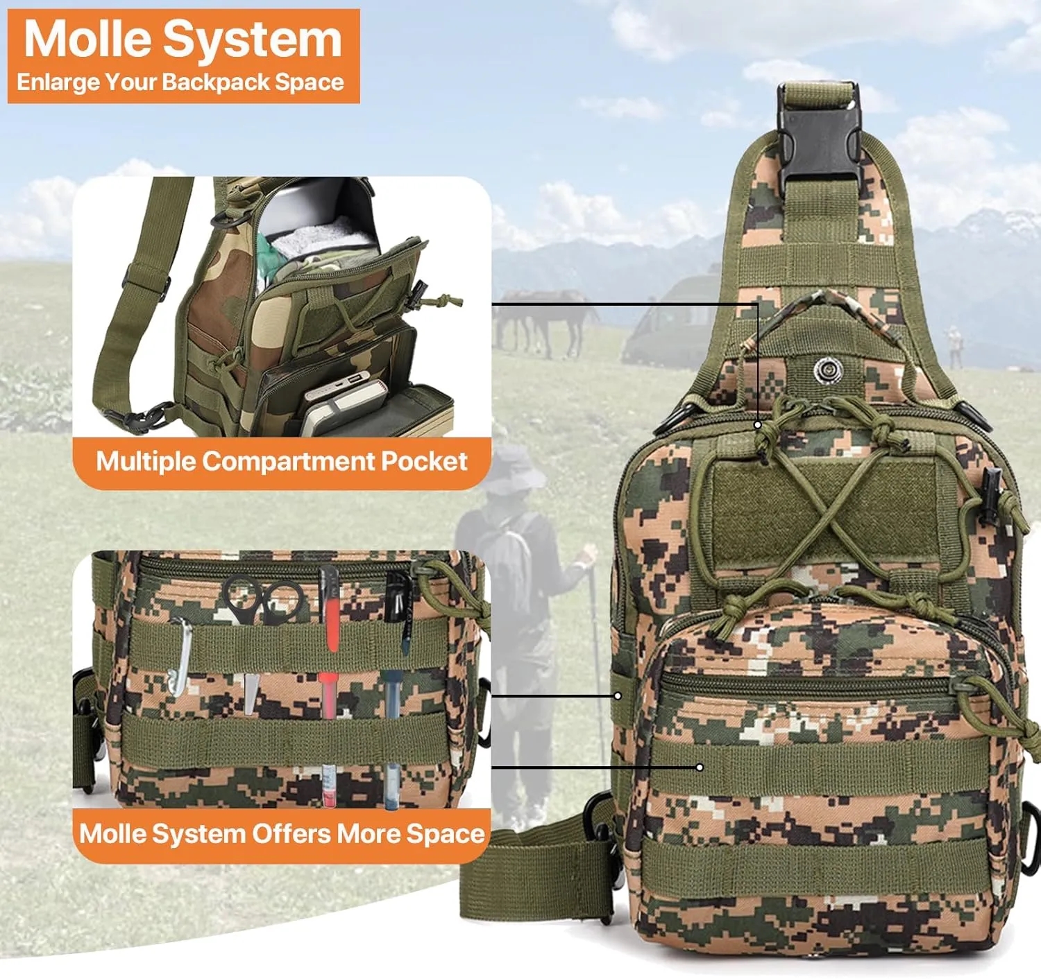 Oxford Outdoor Versatile Tactical Chest Bag 3