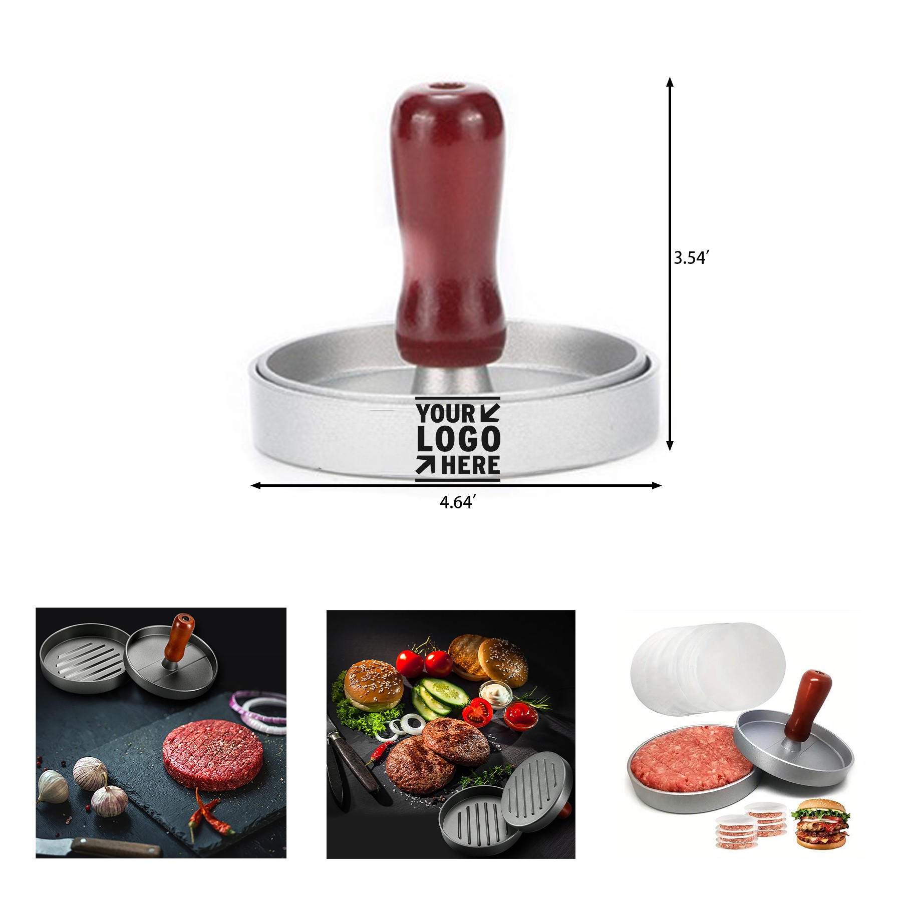 Stainless Steel Press Patty Maker 2