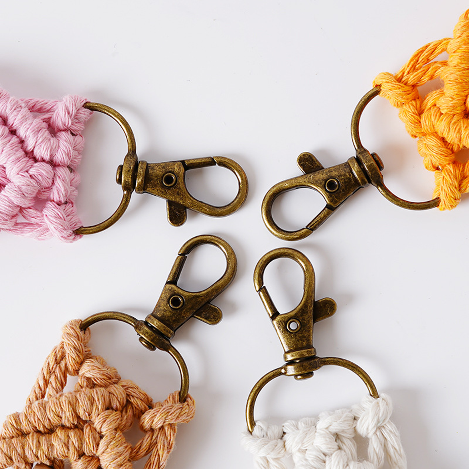 Colorful woven keychain 4