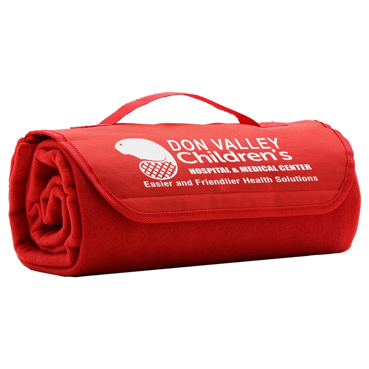 "Ready To Roll" Roll Up Fleece Blanket 8