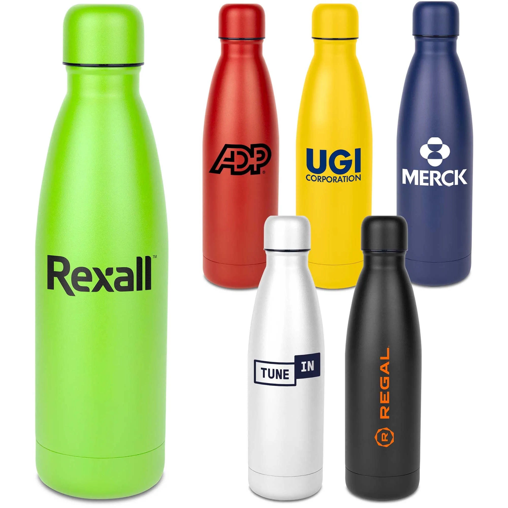 Powder Coated Hydro-Soul Water Bottle w/Copper Lining -17oz. 5