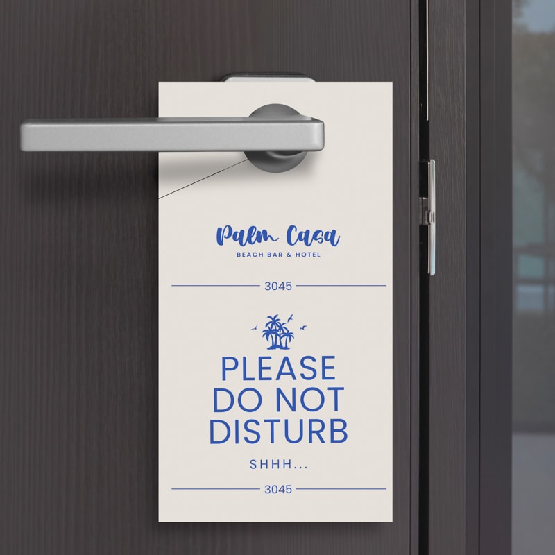 4.25 X 8 Inch Full Color Door Hanger 22