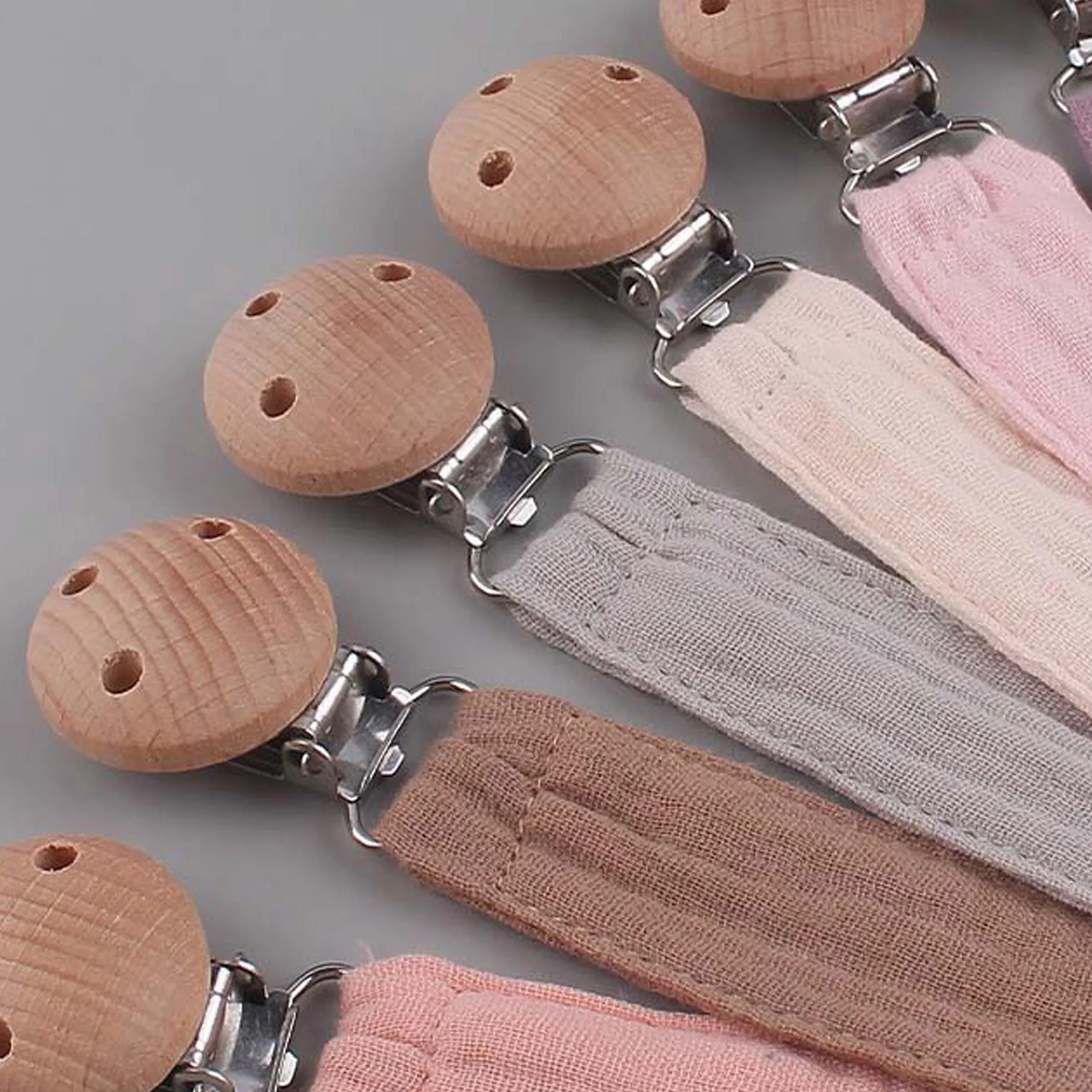 Cloth Strip Beech Pacifier Clip 6