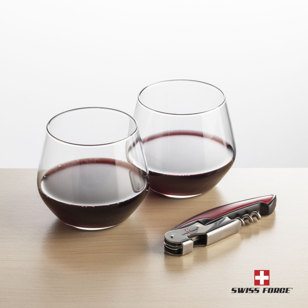 Swiss Force® Opener & Mandelay Stemless Wine 4