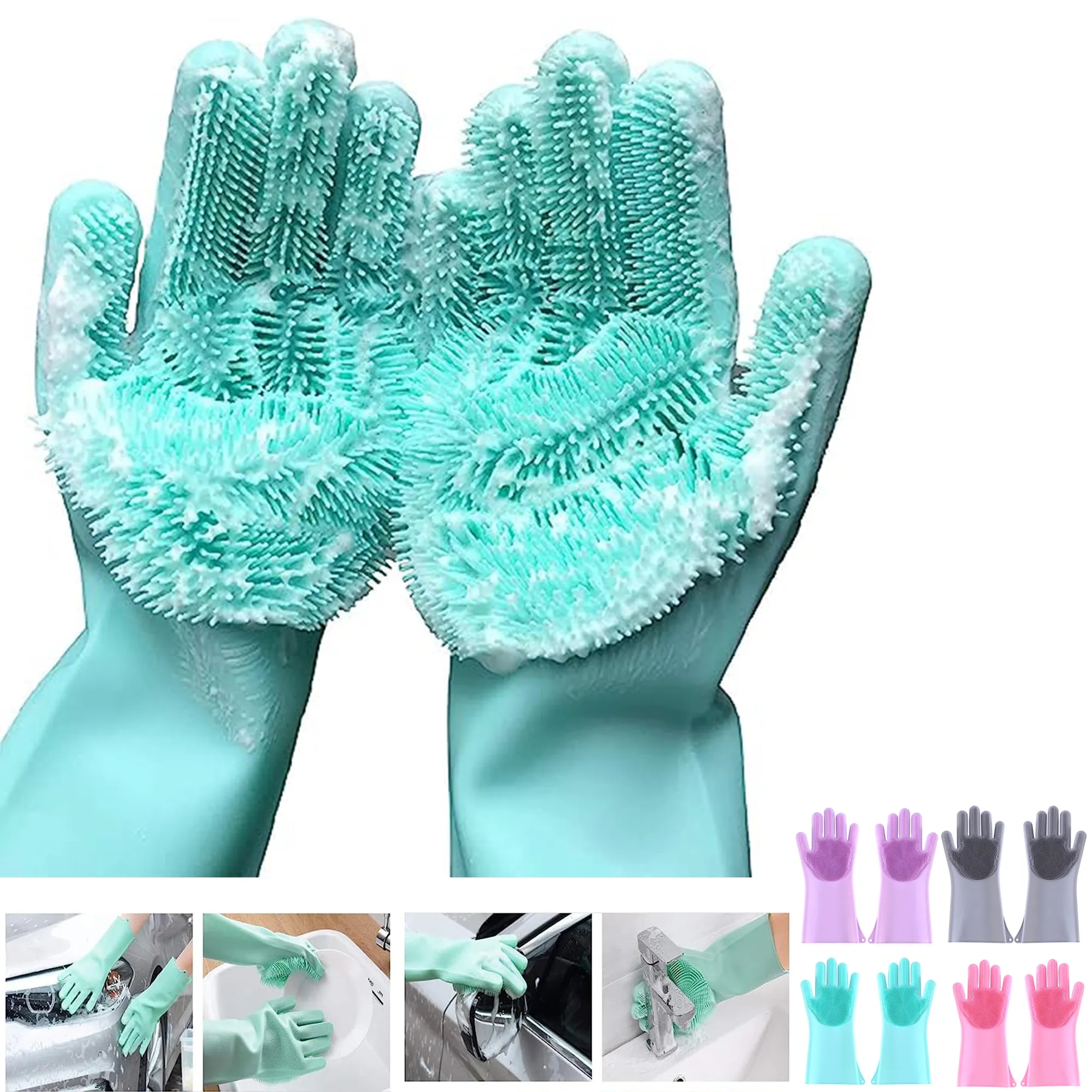 Reusable Dish Washing Gloves