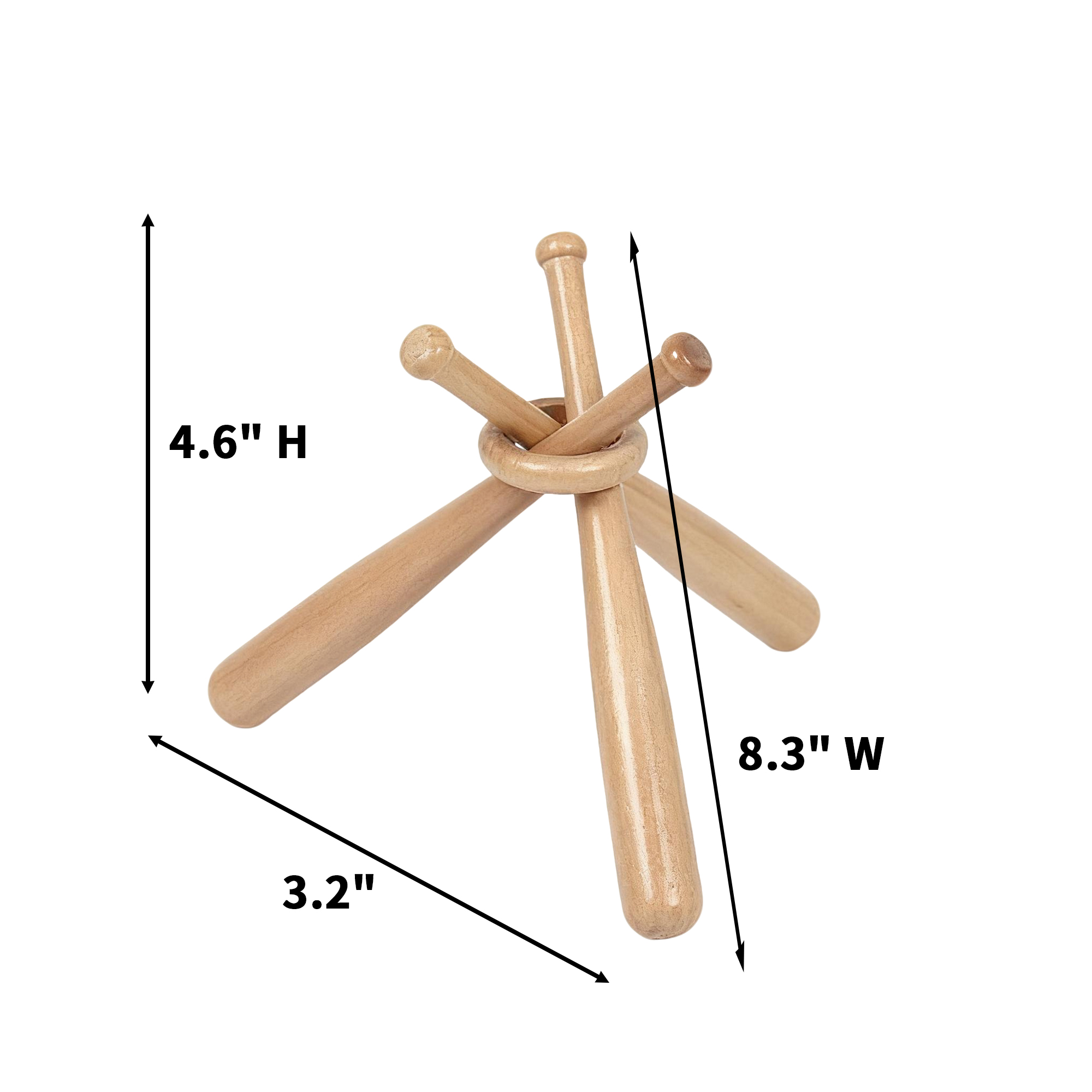 Mini Wood Baseball Bat For Souvenir Display 3