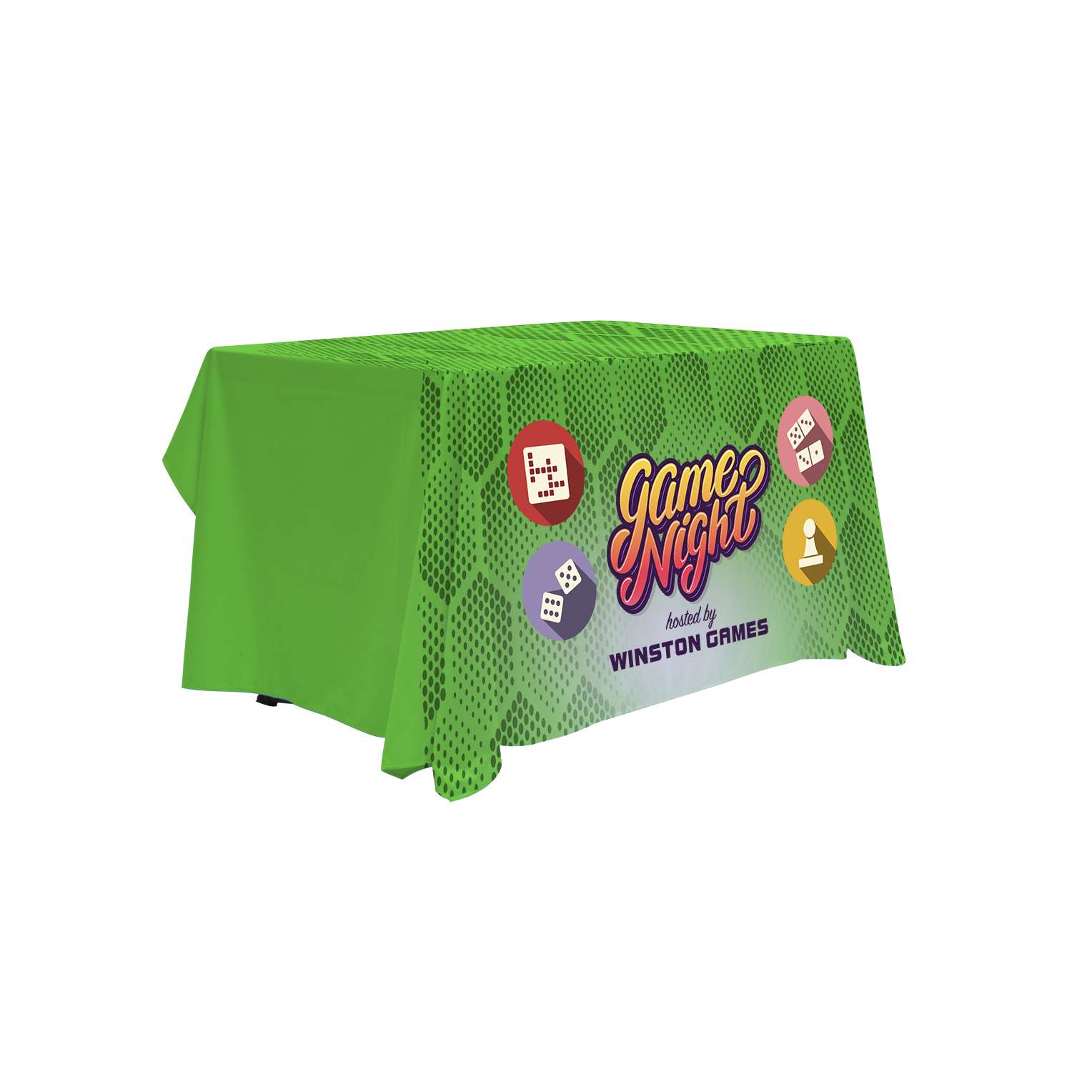 4' Antimicrobial 4-Sided Throw Full-Color Full-Bleed