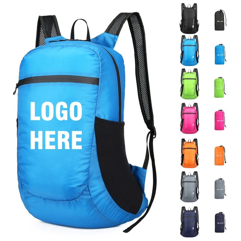 Custom Water Resistant Lightweight Packable Backpack 2