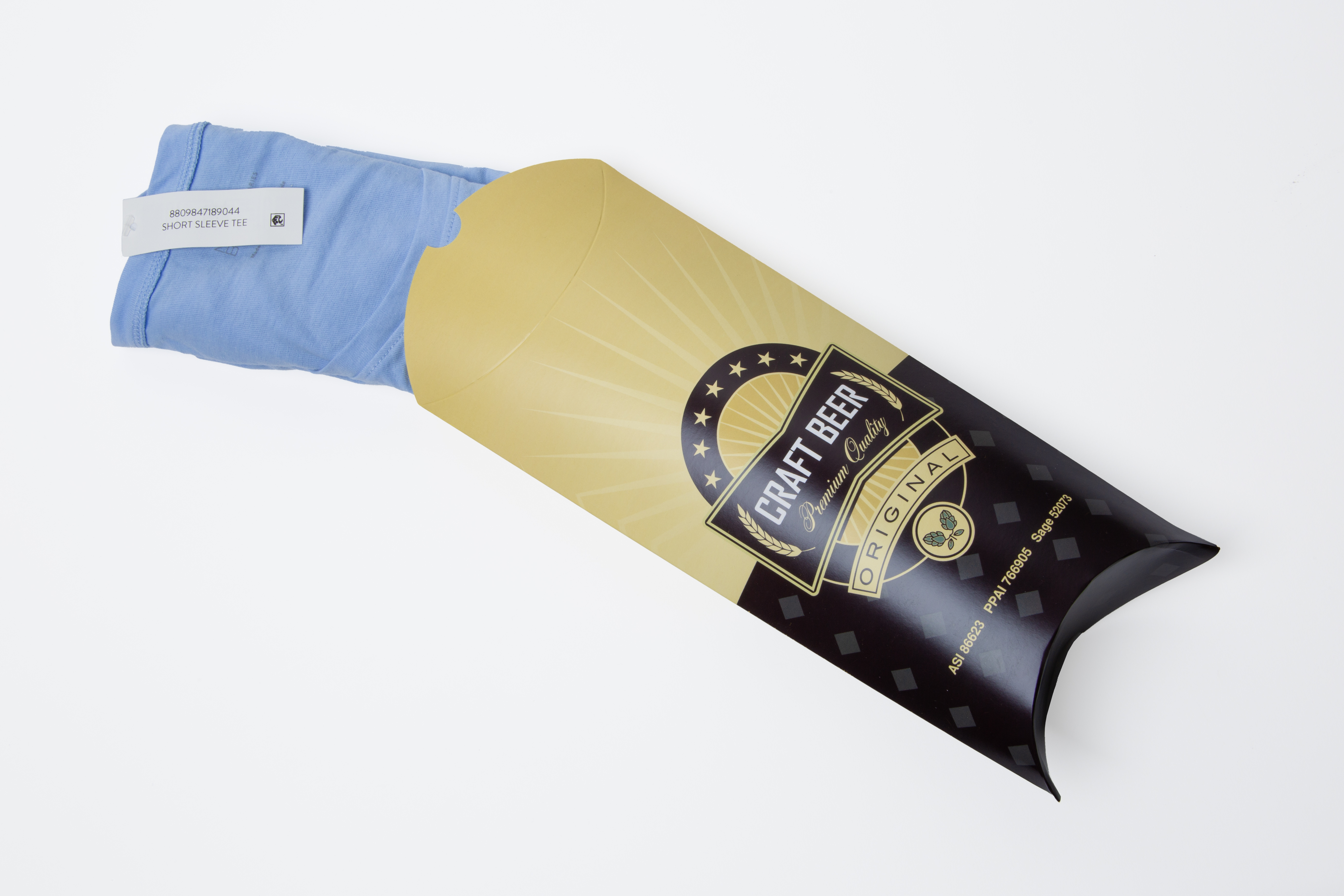 Full Color Pillow Box (12"L x 5.25W" x 2.5"H)