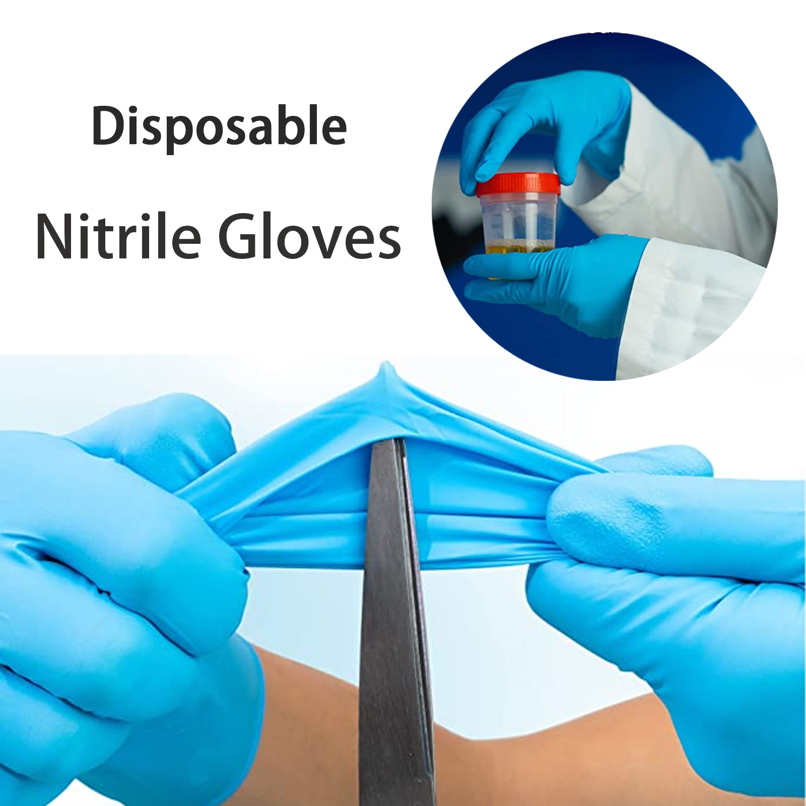 8.5-mil Heavy Duty Examination Nitrile Glove 2