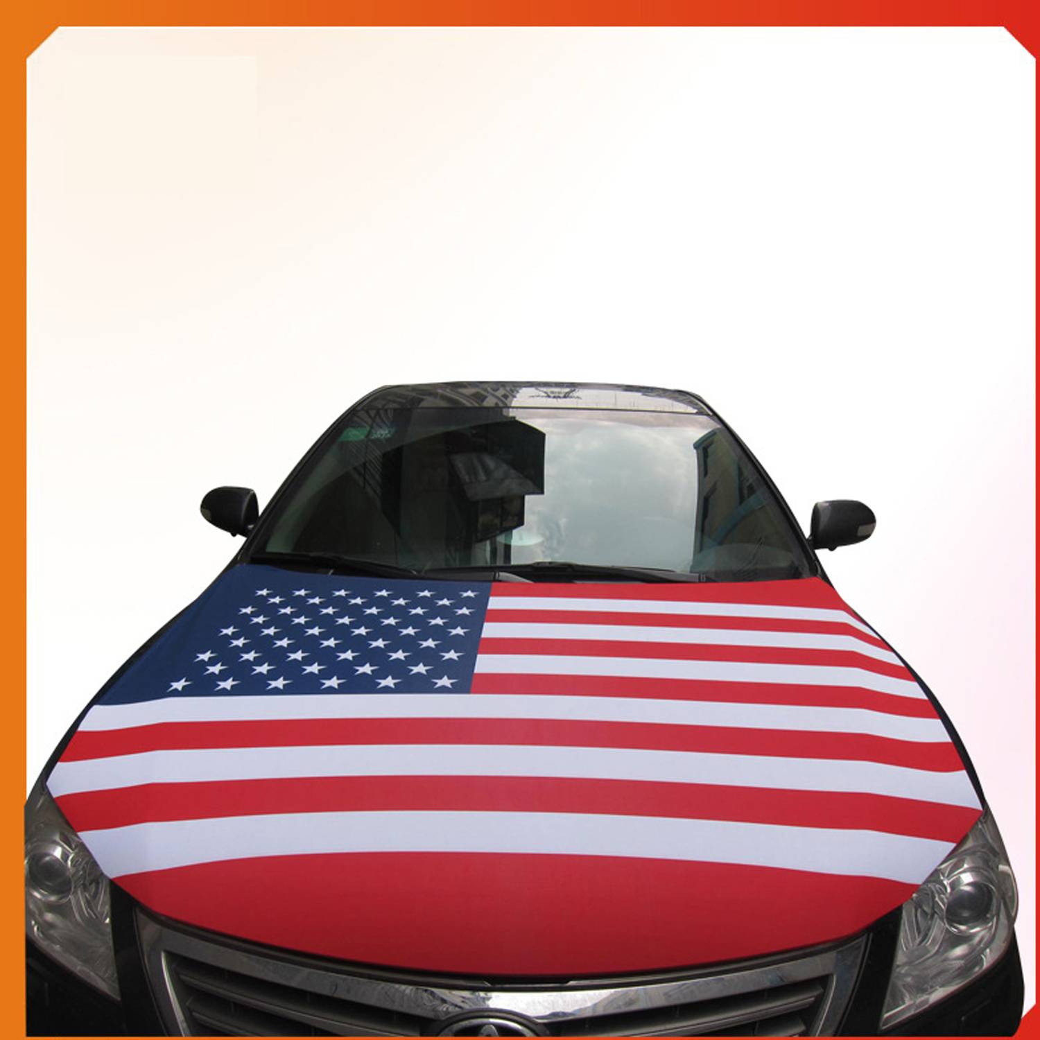 Customized US World Cup Car Decoration Engine Hood Flag 5