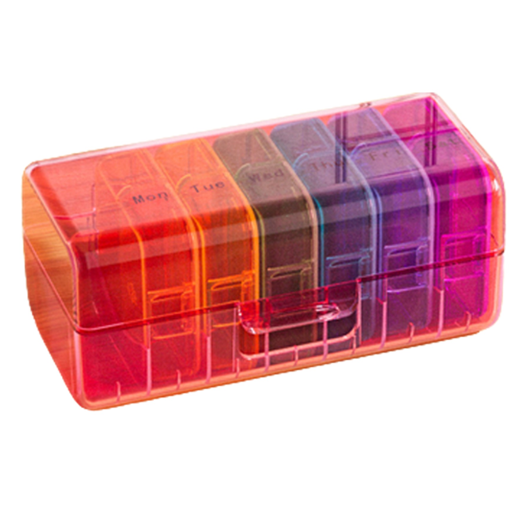 Weekly Pill Box With 14 Compartments 5