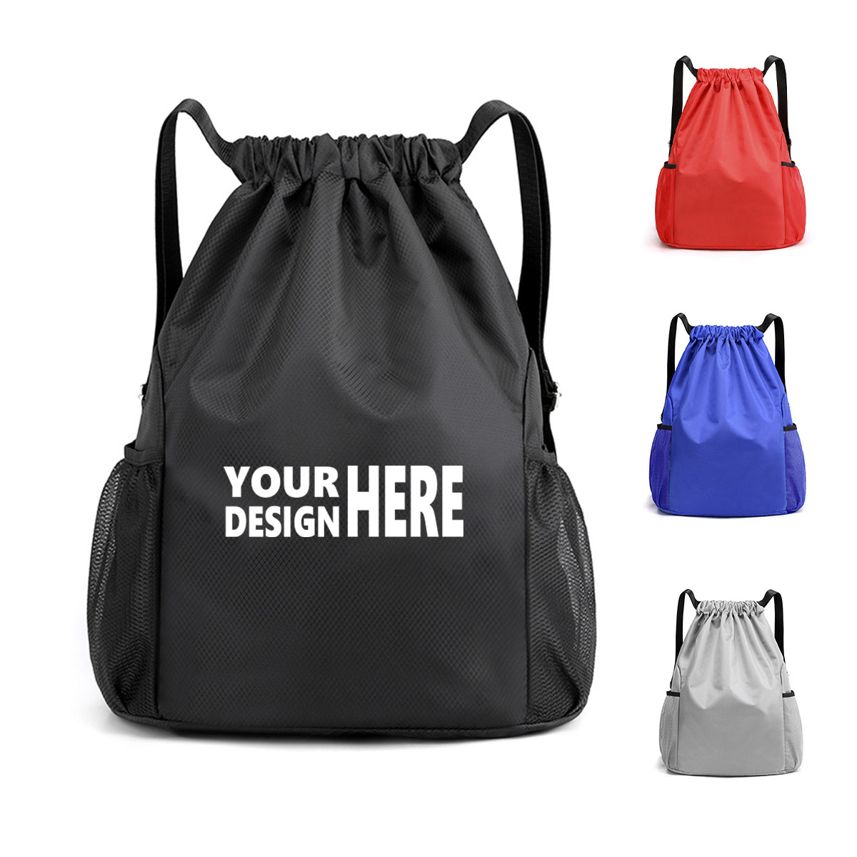 Customizable Oxford Waterproof Sports Drawstring Bag 4