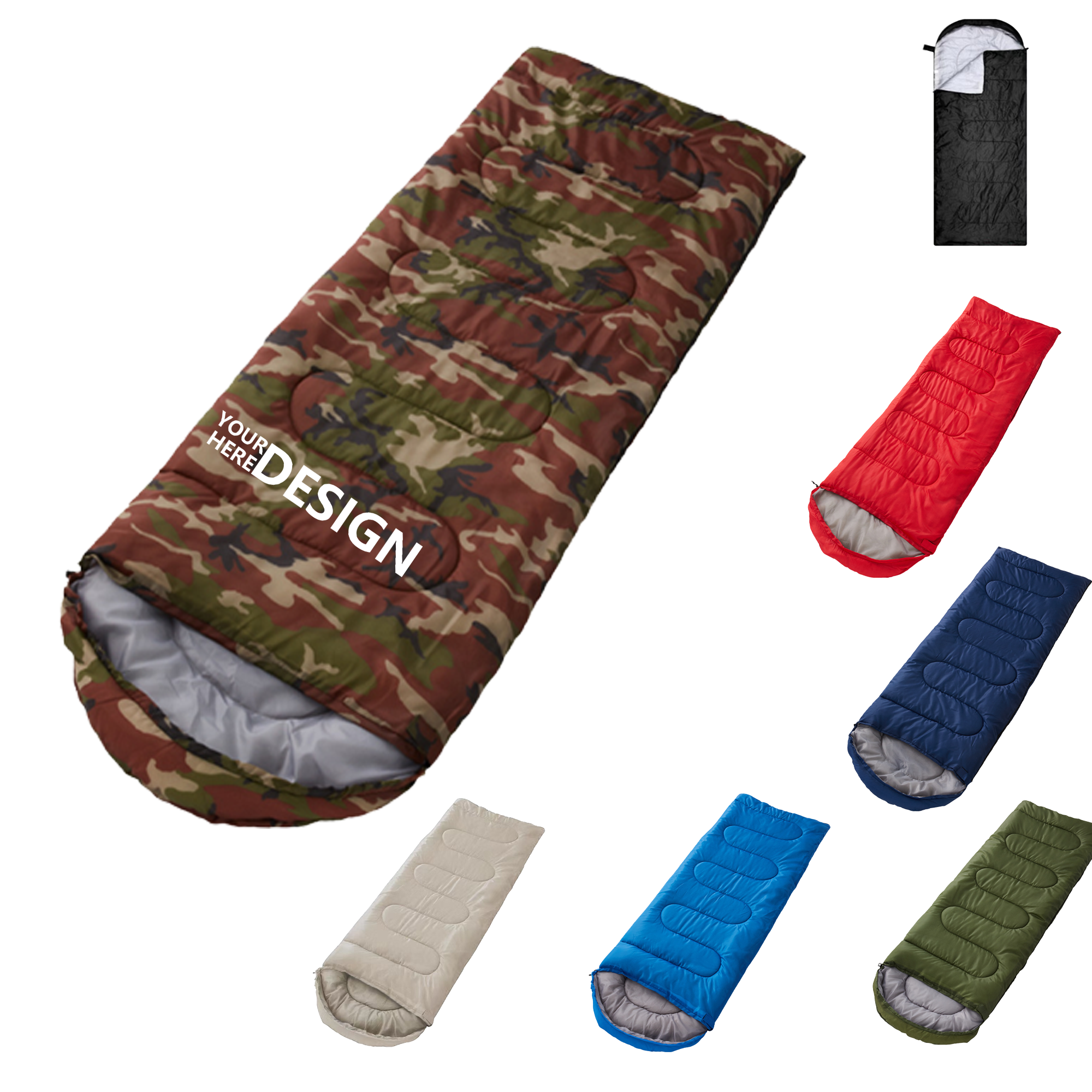 Insulated Polyester Travel Sleeping Bag 2