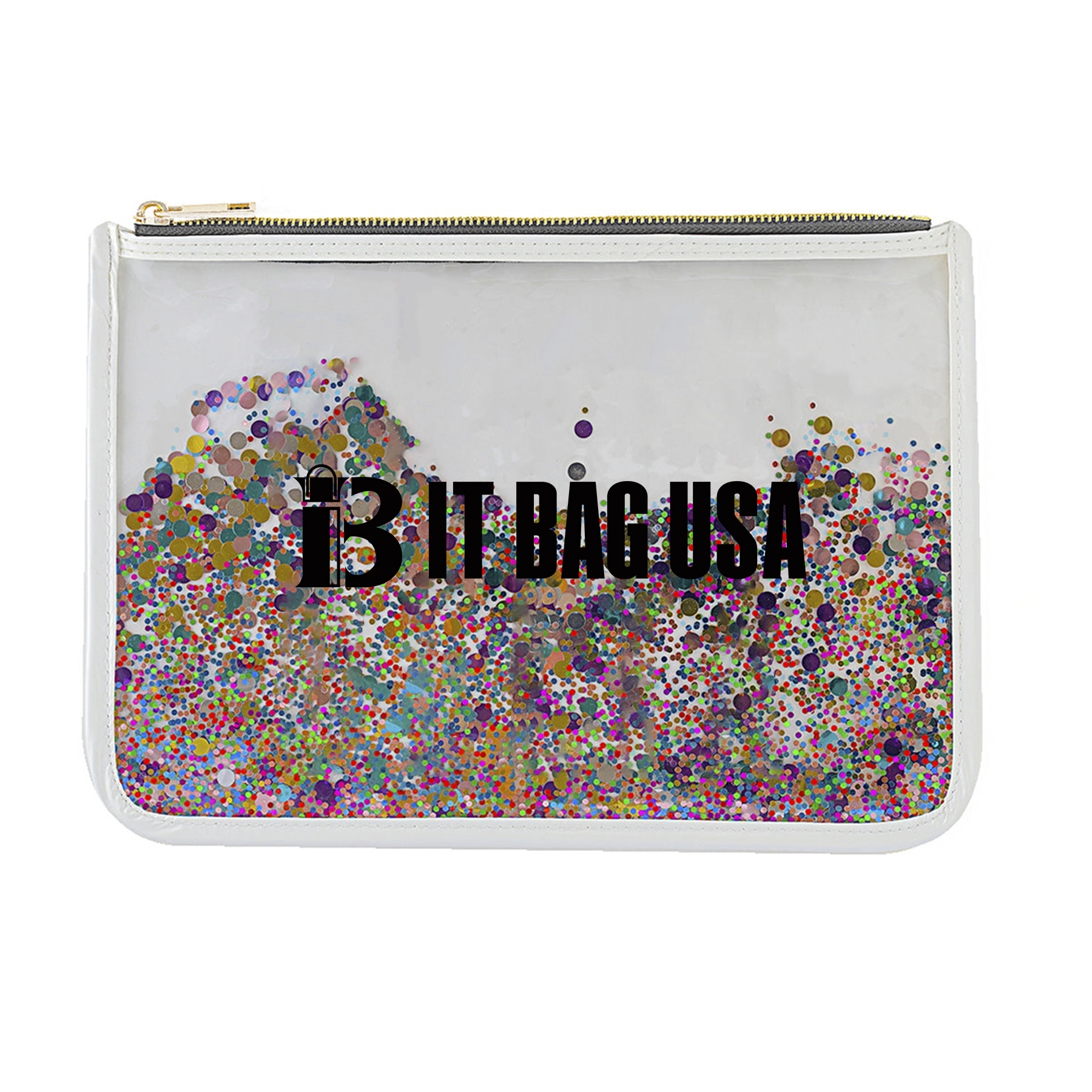 Confetti Clear Cosmetic Bag 2